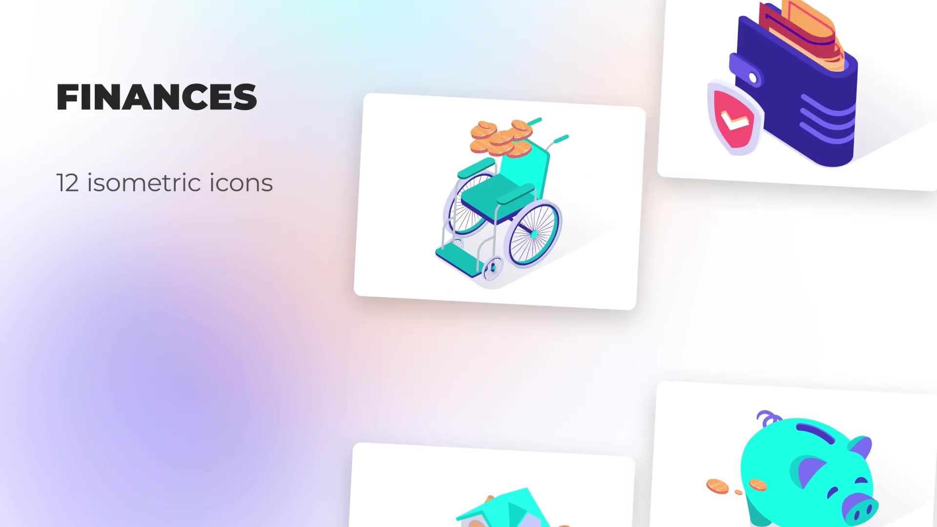 Finances Isometric Icons Videohive 39425566 After Effects Image 4