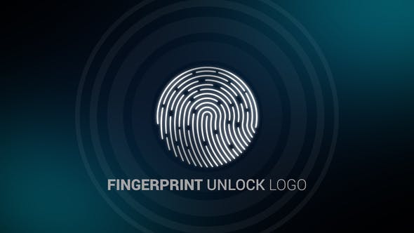 Fingerprint Unlock Logo - Videohive 30957729 Download