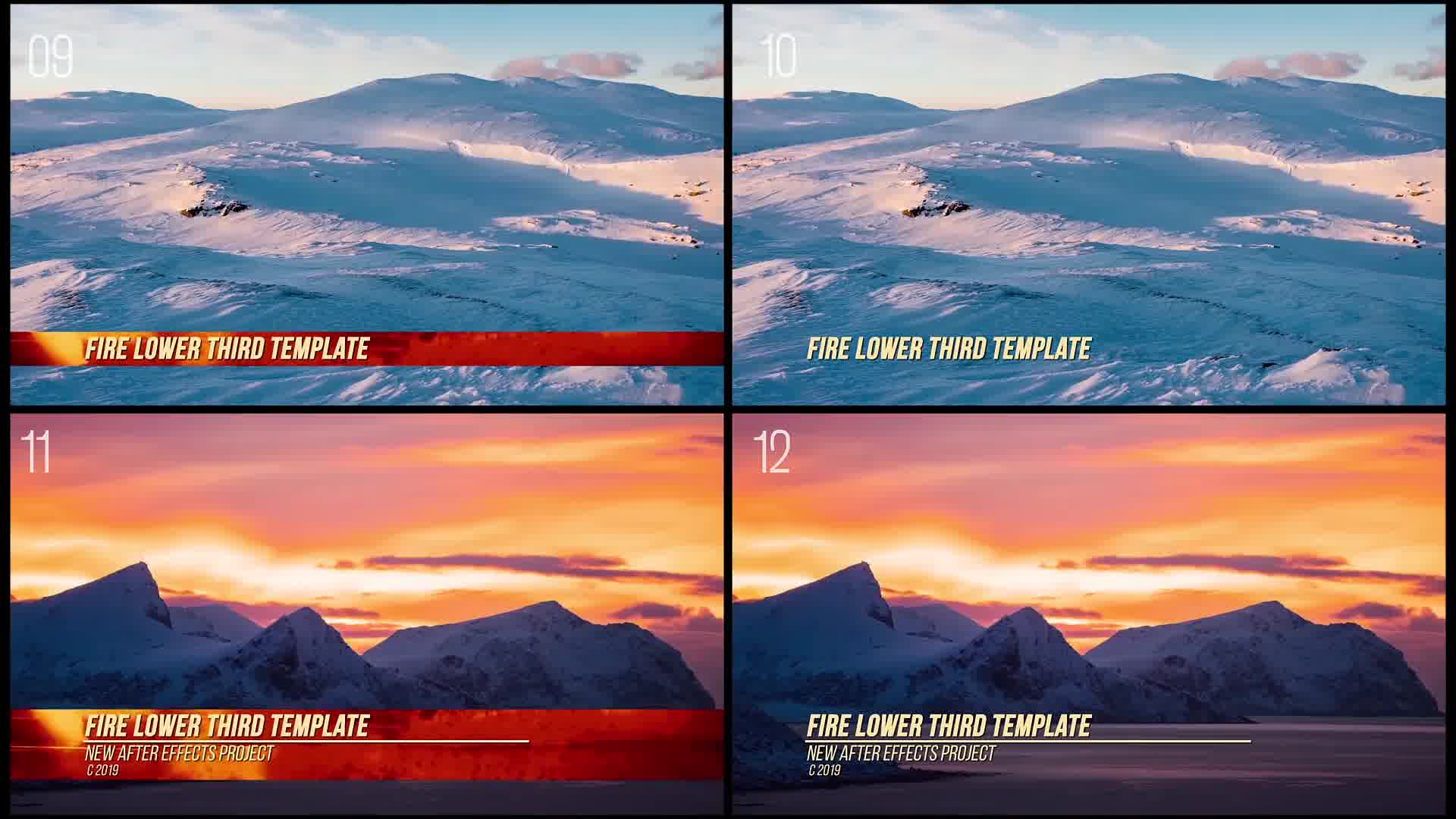Fire Action Lower Thirds Videohive 24010841 After Effects Image 10