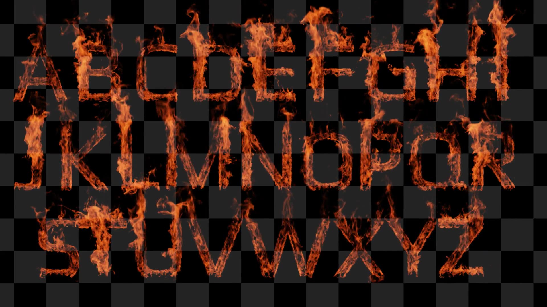 Fire Alphabet After Effects Videohive 37533548 After Effects Image 3