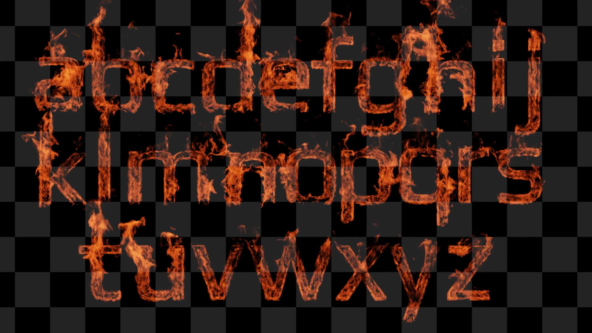 Fire Alphabet After Effects Videohive 37533548 After Effects Image 5