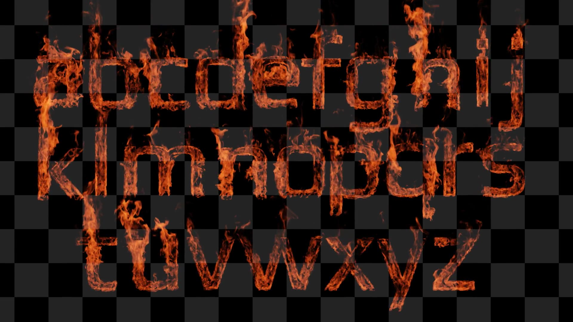 Fire Alphabet After Effects Videohive 37533548 After Effects Image 6