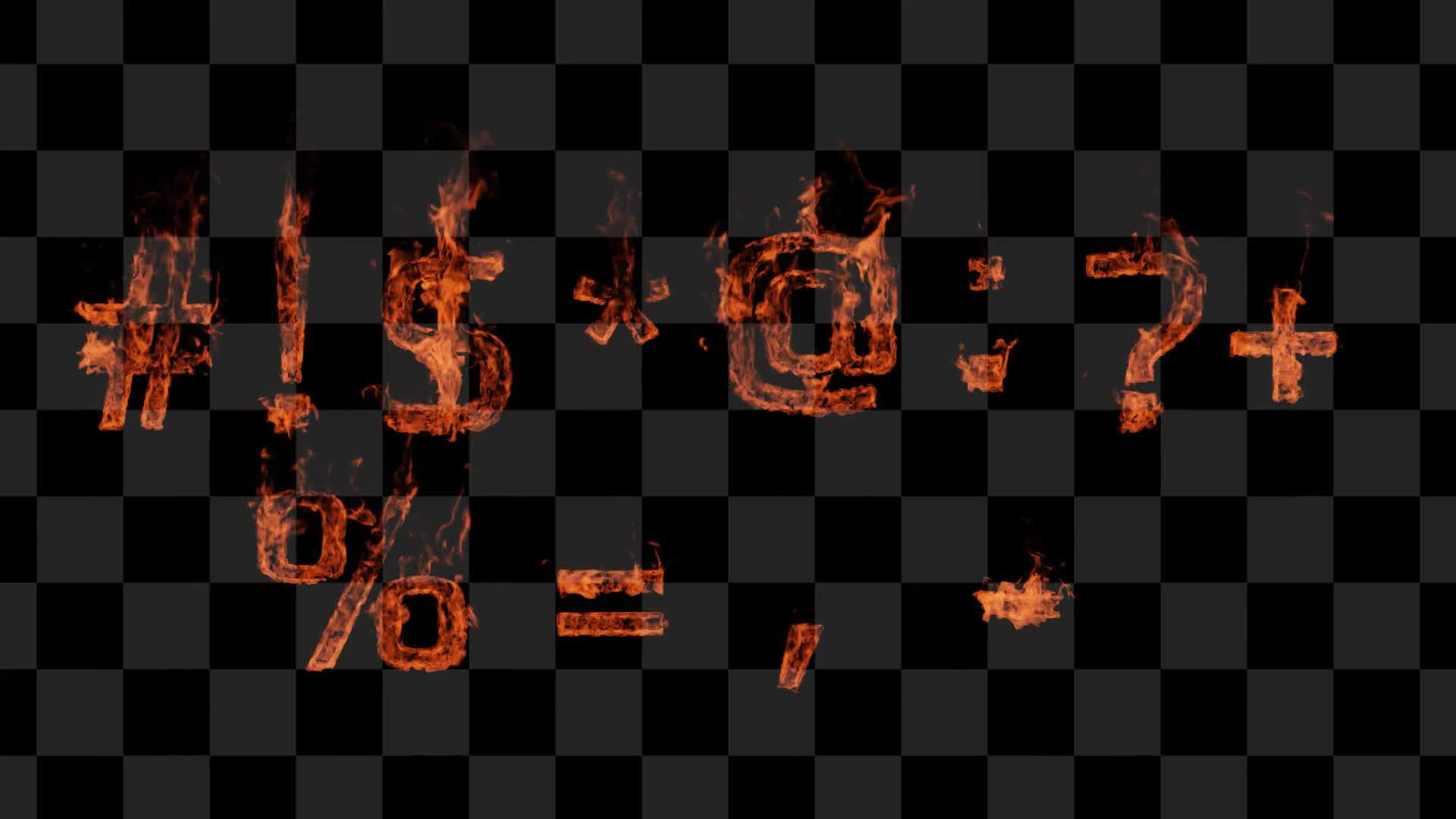 Fire Alphabet After Effects Videohive 37533548 After Effects Image 8