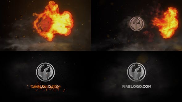 Fire And Chrome Logo | After Effects - 26501667 Videohive Download