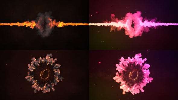 Fire And Colorful Logo | FCPX - Download Videohive 26344423