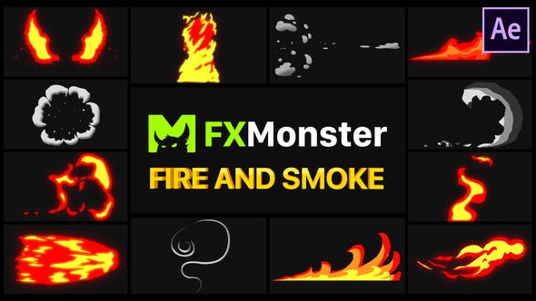 Fire And Smoke Elements | After Effects - 26467463 Videohive Download