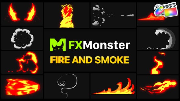 Fire And Smoke Elements | FCPX - Videohive Download 26474065