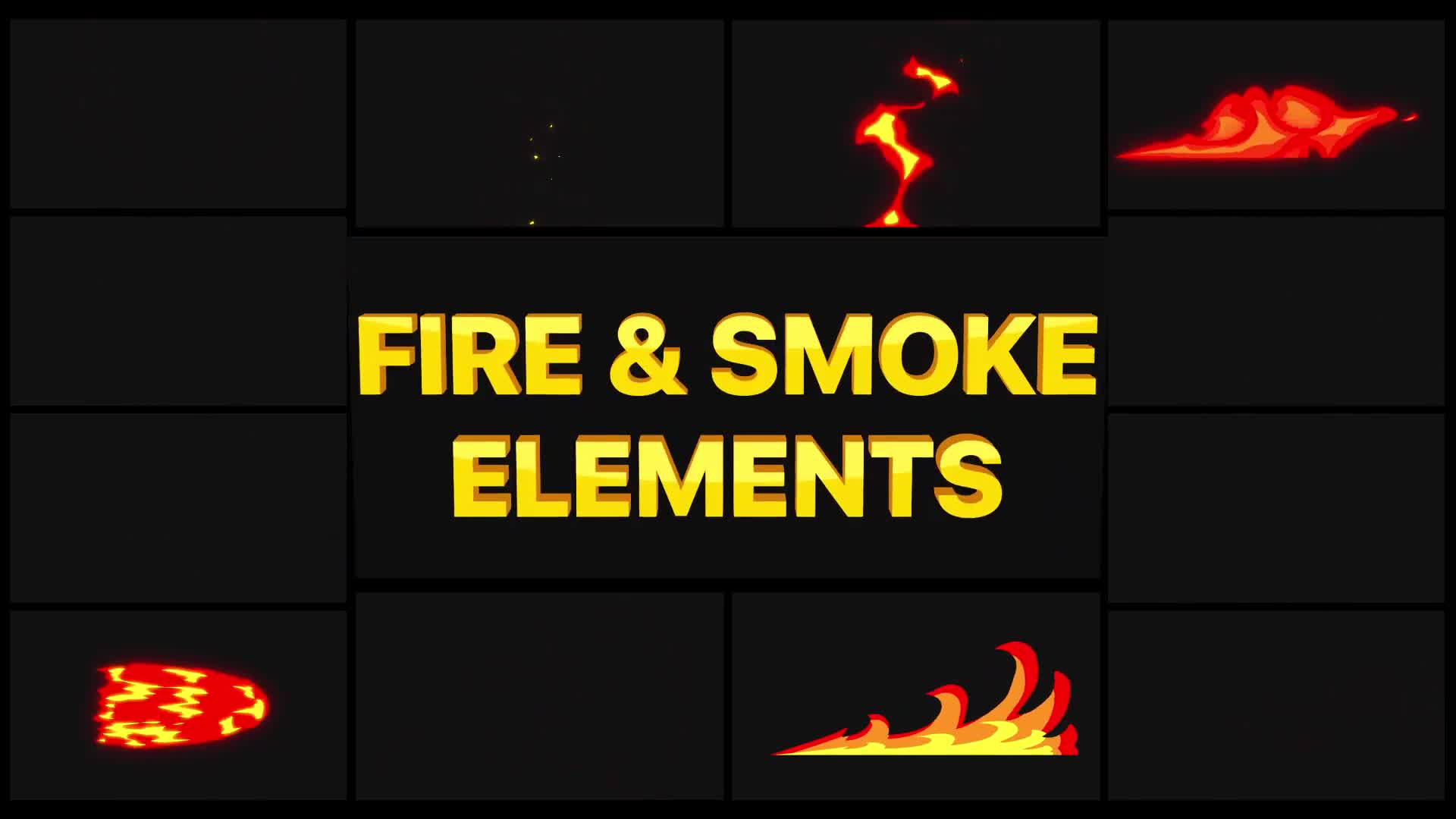 Fire And Smoke Elements | Premiere Pro MOGRT Videohive 26467486 Premiere Pro Image 1