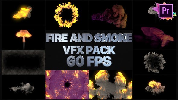Fire And Smoke VFX Pack | Premiere Pro MOGRT - 28766548 Download Videohive