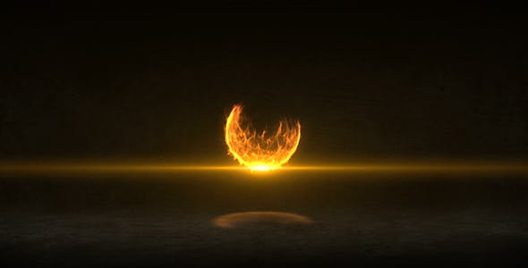 Fire Ball Logo Reveal - 19597728 Download Videohive