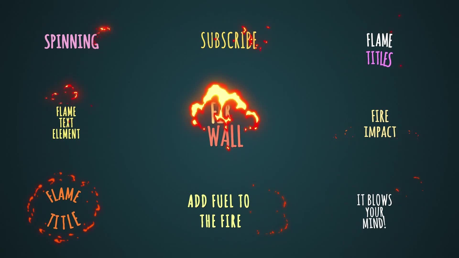 Fire Cartoon Titles [After Effects] Videohive 37915365 After Effects Image 2