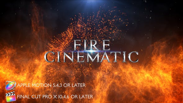 Fire Cinematic Titles Apple Motion - Download 28113471 Videohive