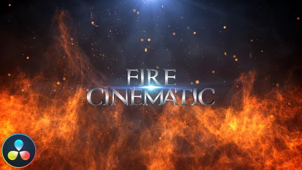 Fire Cinematic Titles DaVinci Resolve - Videohive 32712097 Download