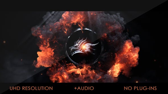 Fire Dragon Logo Intro - Download Videohive 39798073