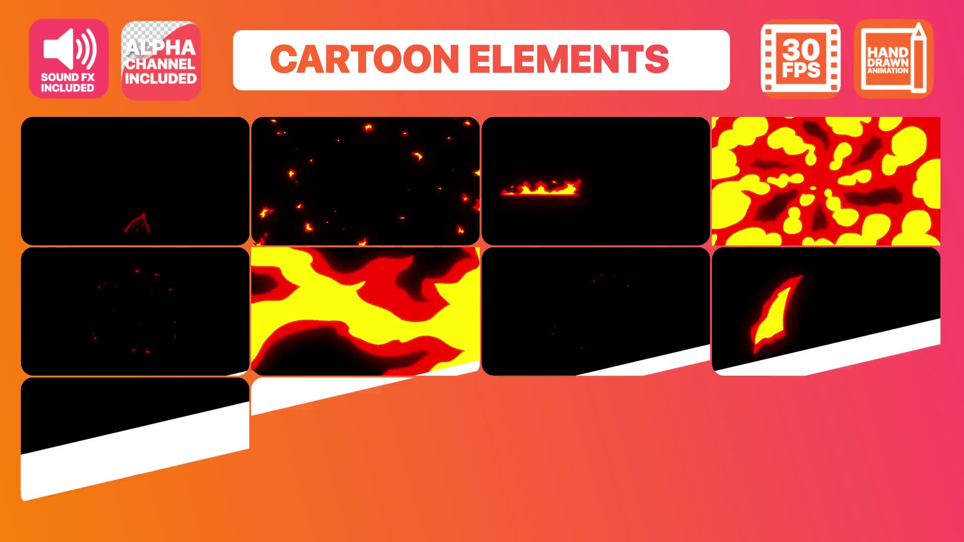 Fire Elements And Titles | After Effects Videohive 23320904 After Effects Image 2