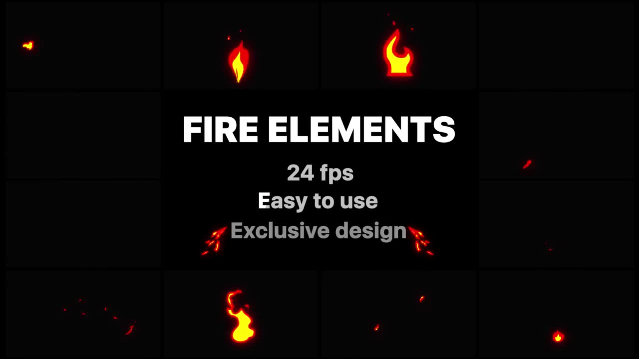 Fire Elements | Final Cut Videohive 23777663 Apple Motion Image 2