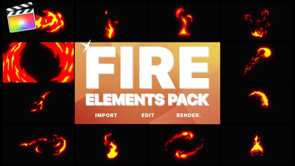 Fire Elements | Final Cut - Download 23777663 Videohive