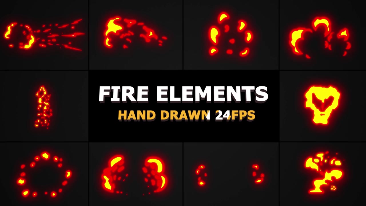 Fire Elements Pack - Download Videohive 21804836