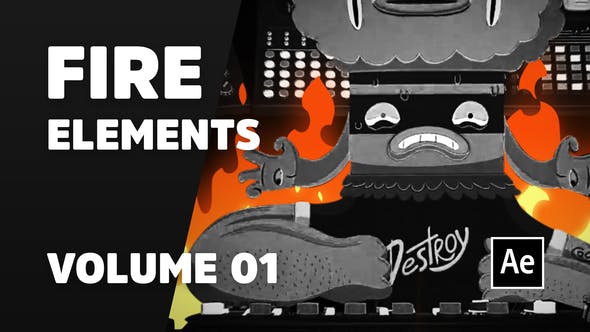 Fire Elements Volume 01 [Ae] - 31041232 Videohive Download