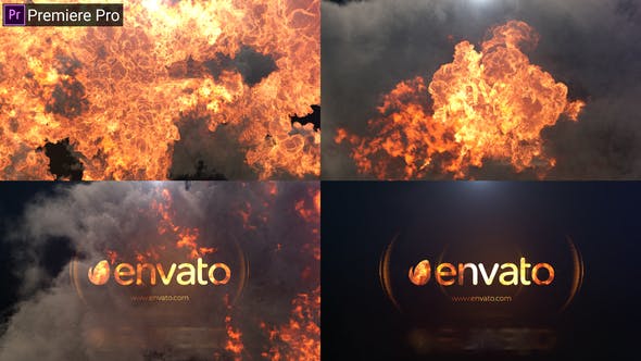 Fire Explode Logo Opener Premiere Pro - 34758558 Download Videohive