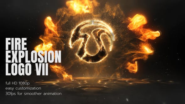 Fire Explosion Logo 2 - Videohive 26661054 Download
