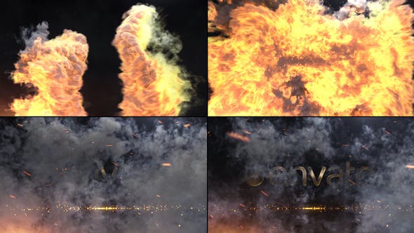 Fire Explosion Logo Reveal - Videohive 38871520 Download