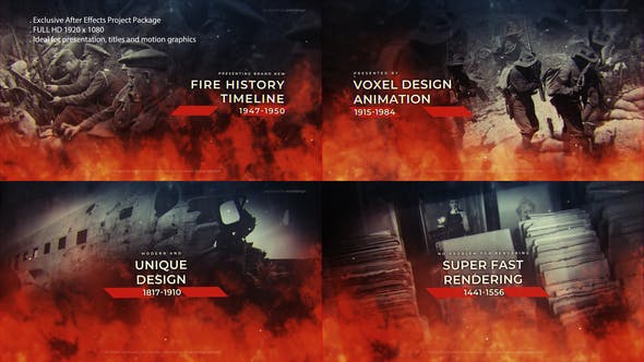 Fire History Timeline - Download Videohive 27857815
