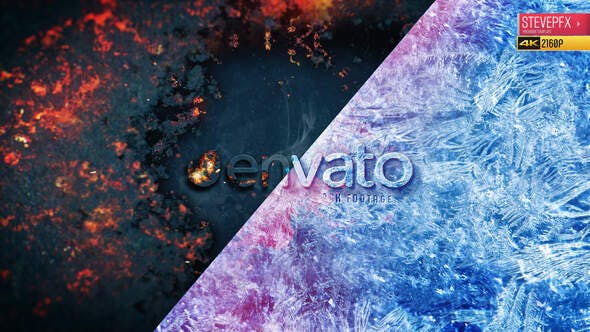 Fire Ice Logo - Videohive Download 34843230
