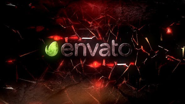 Fire in Crack Logo - 9543101 Download Videohive