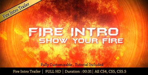 Fire Intro Trailer - Videohive 2913102 Download