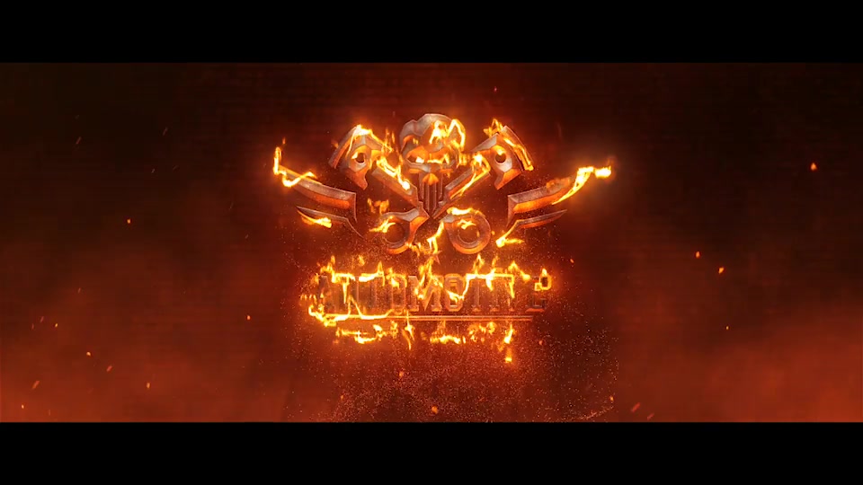 fire logo reveal after effects free download