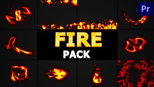 Fire Pack | Premiere Pro MOGRT - 31602012 Download Videohive