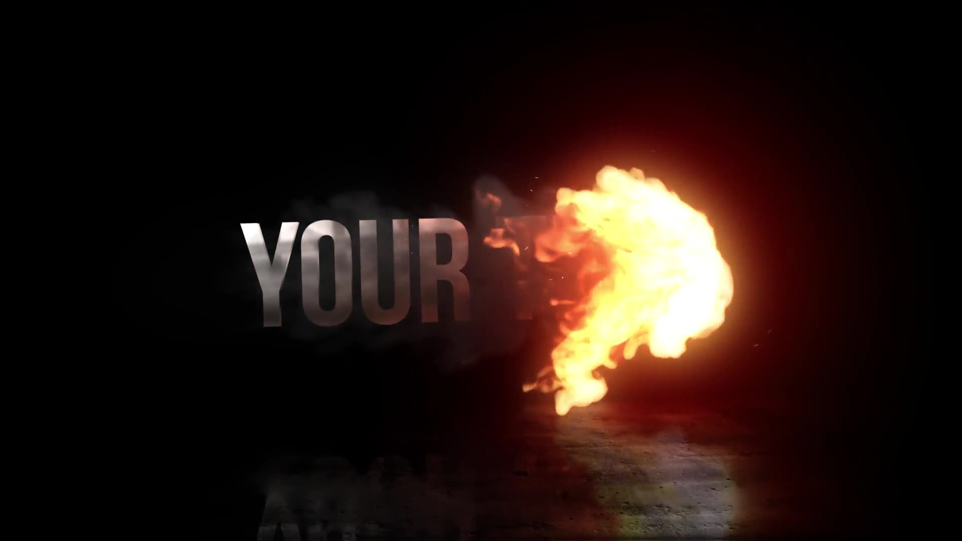 Fire Reveal Title - Download Videohive 22821182