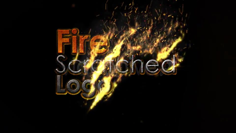 Fire Scratched Logo - Download Videohive 3077020
