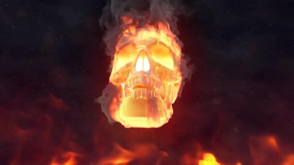 Fire Skull Logo Reveal Videohive 24509656 After Effects Image 4