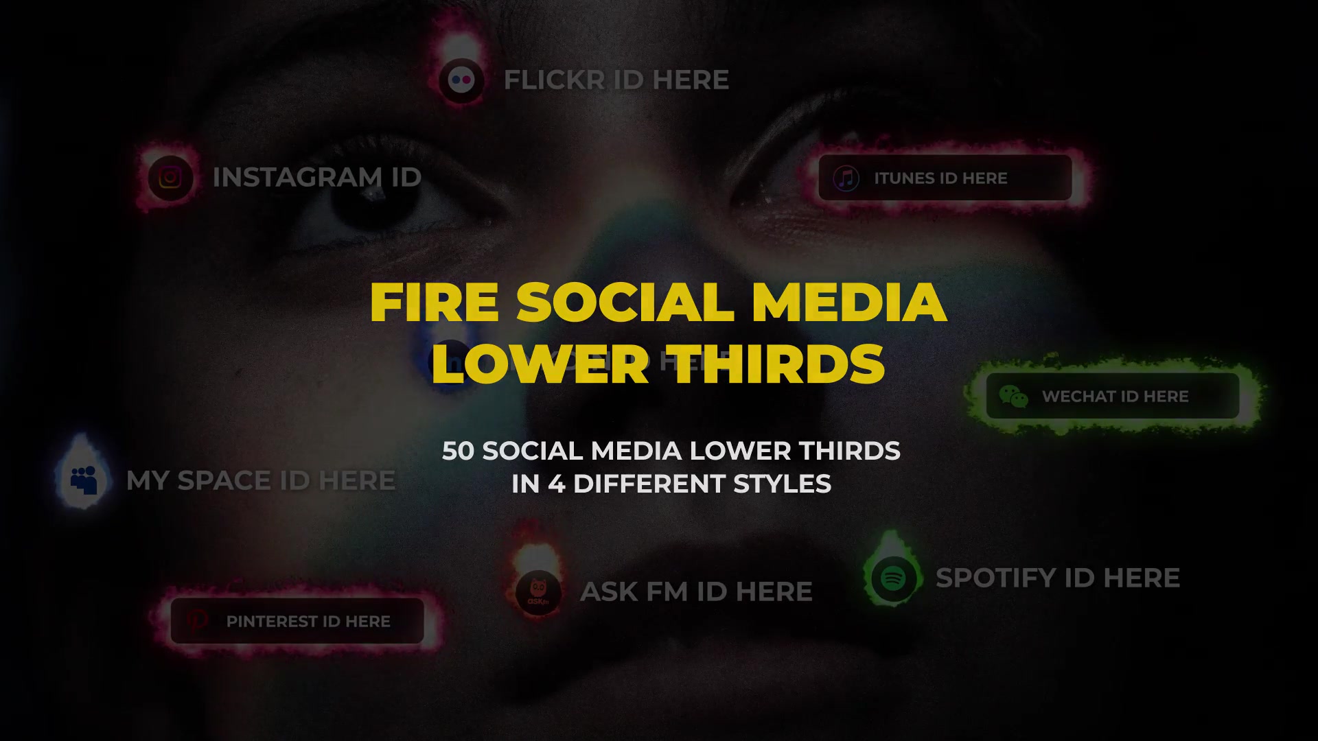 Fire Social Media Lower Third Videohive 37675941 DaVinci Resolve Image 13
