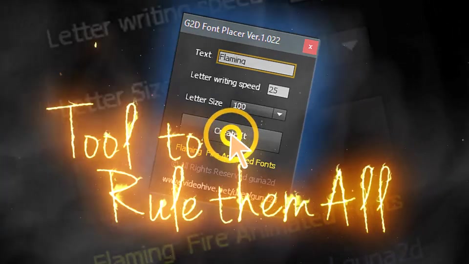 Download Fire Text Flaming Animated Font Pack with Tool Videohive ...