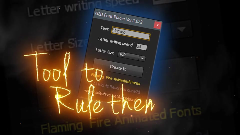 Download Fire Text Flaming Animated Font Pack with Tool Videohive ...