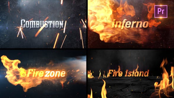 Fire Title Sting Pack_Premiere PRO - Videohive 27922848 Download
