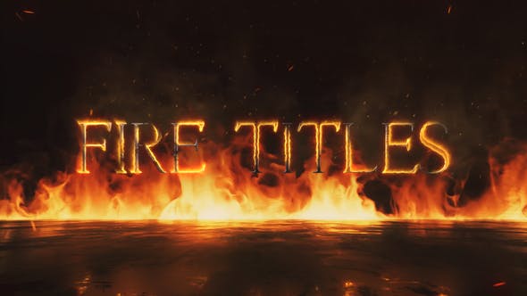 Fire Titles Mogrt - 23020055 Download Videohive
