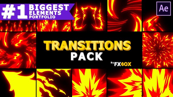 Fire Transitions | After Effects - Download 26283747 Videohive