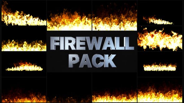 Fire Walls Pack | After Effects - Videohive Download 28359022