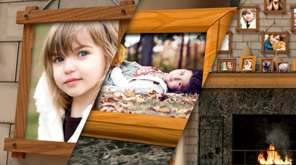 Fireplace Warm Photo Memories - Download Videohive 5875425