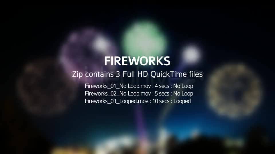Fireworks Videohive 14073652 Motion Graphics Image 1