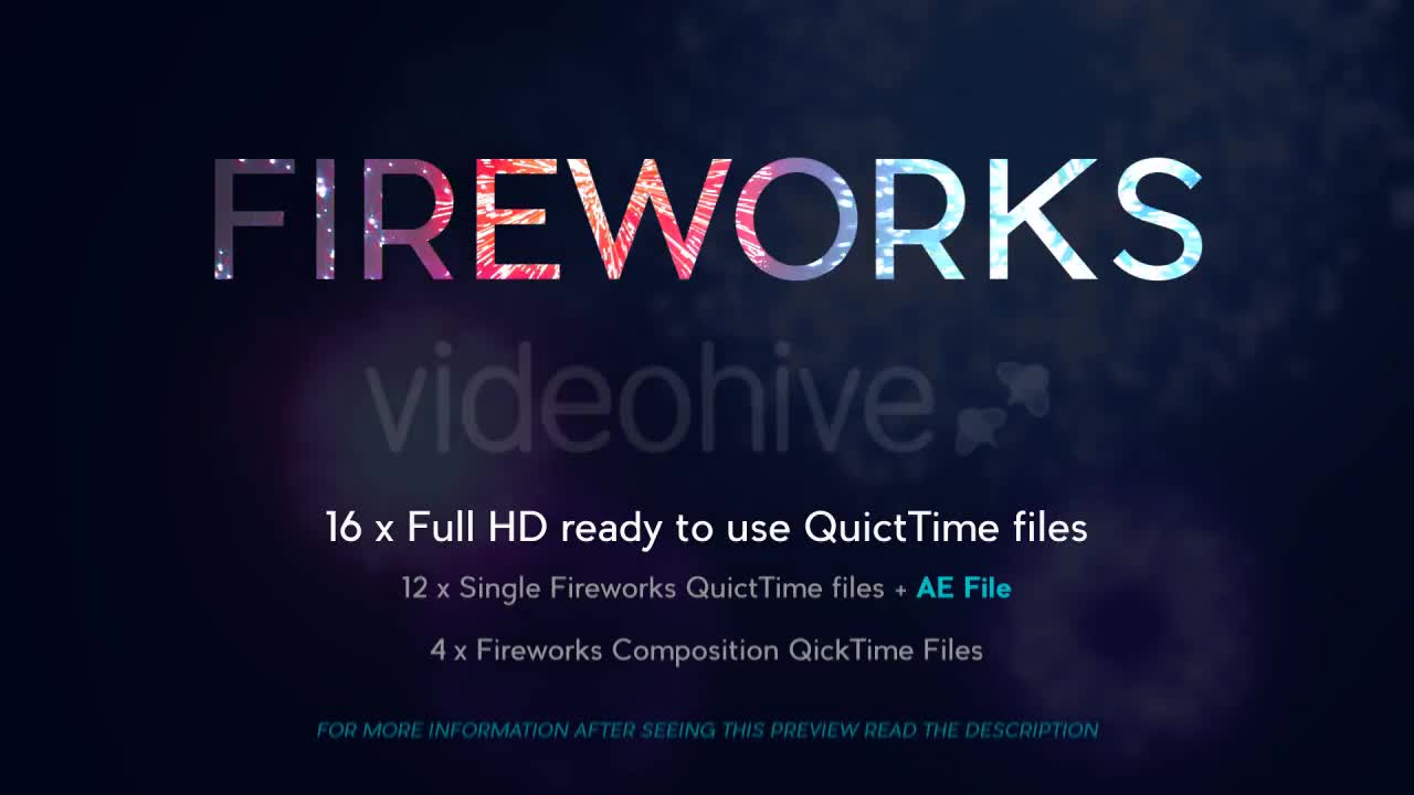 Fireworks Videohive 13685168 Motion Graphics Image 1