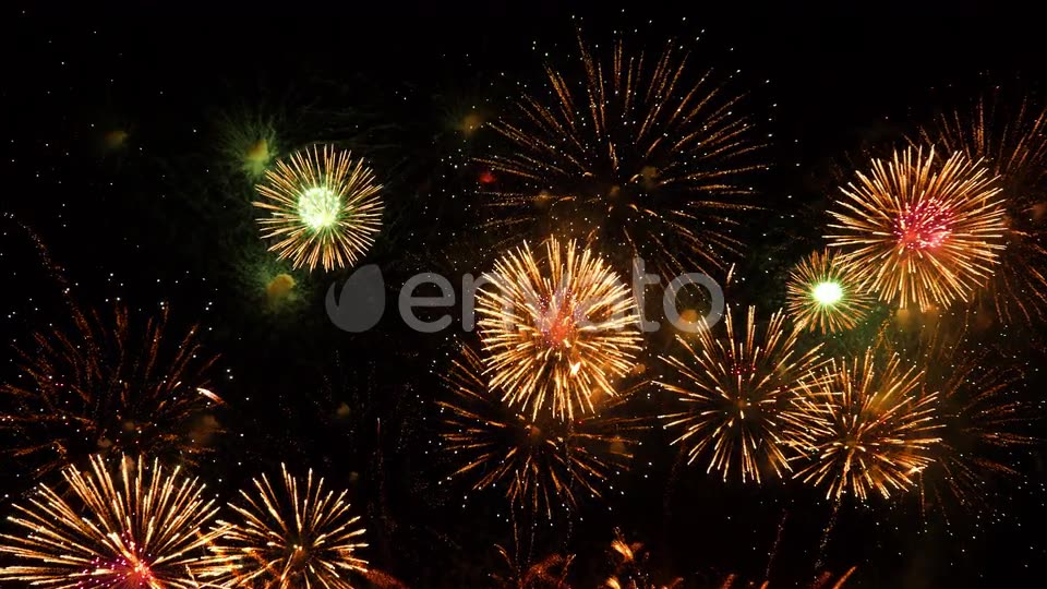 Fireworks on Sky Celebration  Videohive 29041177 Stock Footage Image 3