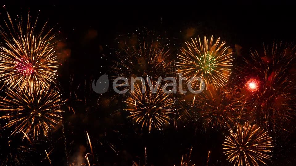Fireworks on Sky Celebration  Videohive 29041177 Stock Footage Image 7