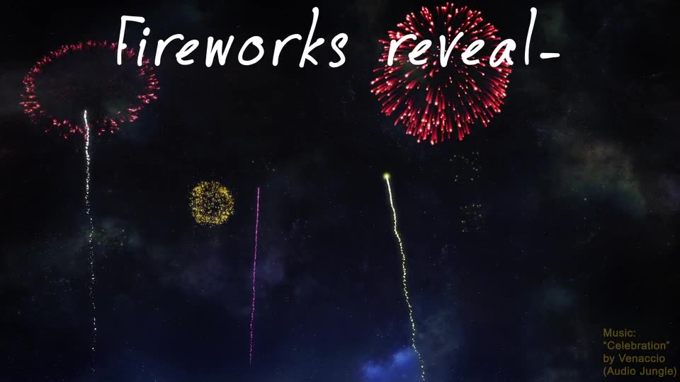 Fireworks Reveal for logos, text and pictures - Download Videohive 10763903