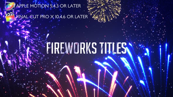 Fireworks Titles Apple Motion - Videohive 28300178 Download