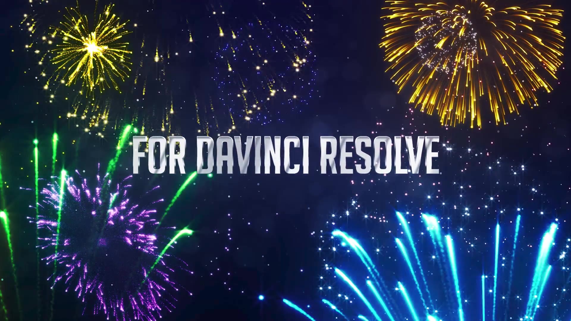 Fireworks Titles DaVinci Resolve Videohive 32912520 DaVinci Resolve Image 4